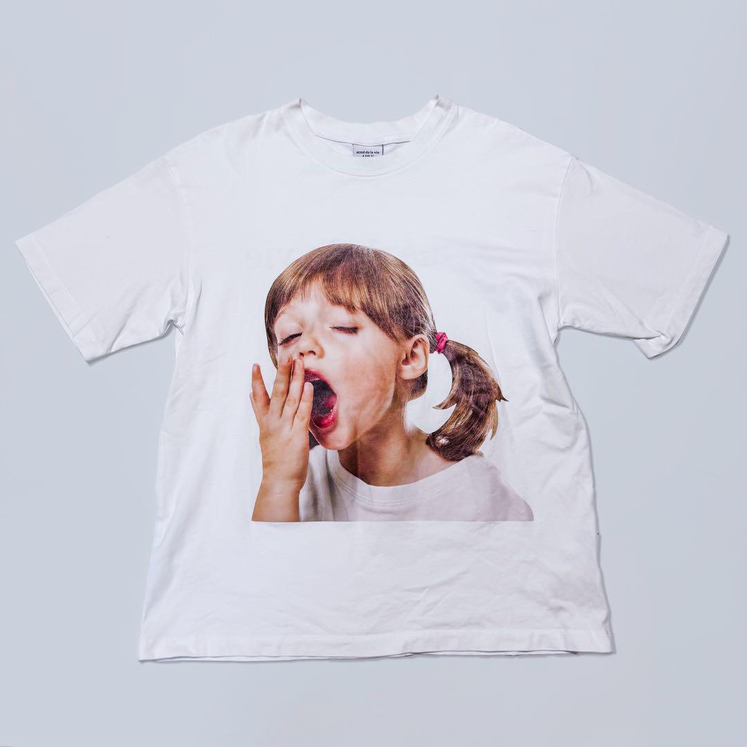 

[USED] acmé de la vieADLV FACE TEE T-shirt white Korean
