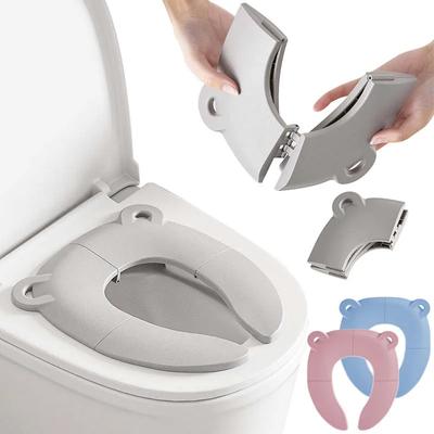 Siège de Pot Pliable de Voyage Dessin Animé pour Bébé Siège Portatif d'Apprentissage de la Propreté pour Tout-Petit Urinoir pour Enfants Coussin Pot pour Enfants Siège Pot pour Enfants Coussinet/Tapis