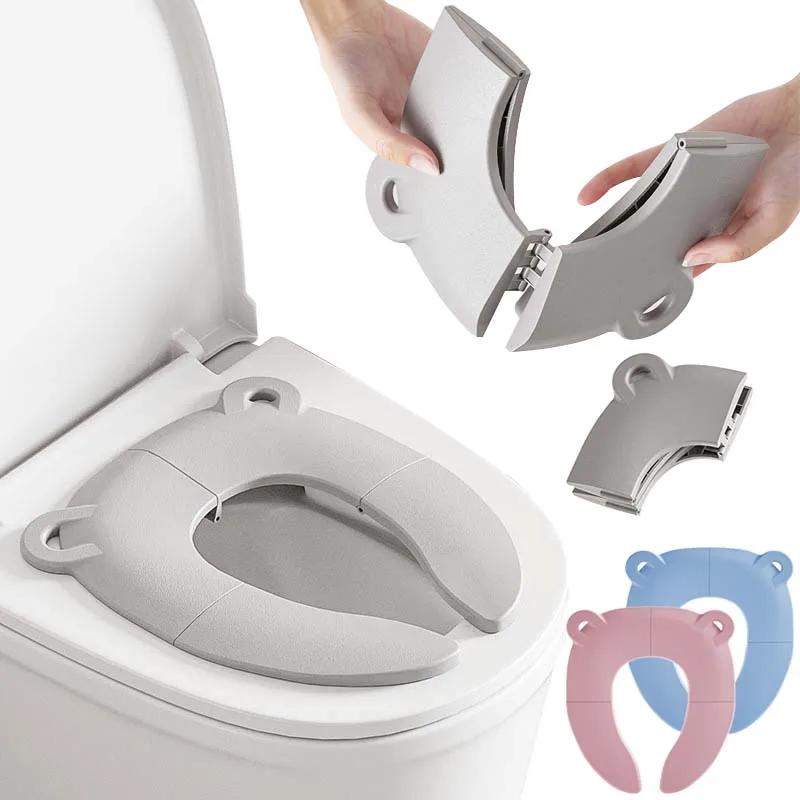 Baby Cartoon Reise faltbarer Töpfensitz Kleinkind tragbarer Toilettentrainingssitz Kinder Urinalkissen Kinder Töpfensitzpolster / Matte