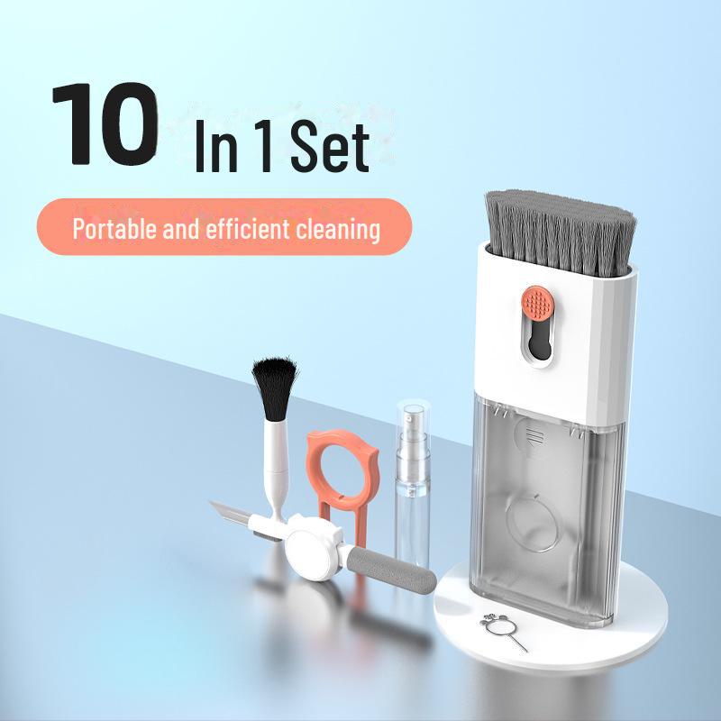 Multifunctional Cleaning Set: Keyboard Brush & Phone/Headset Cleaning Pen