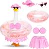 Goose Costume Hawaiian Style Summer Porch Goose Outfit Creative Decorative Clothing