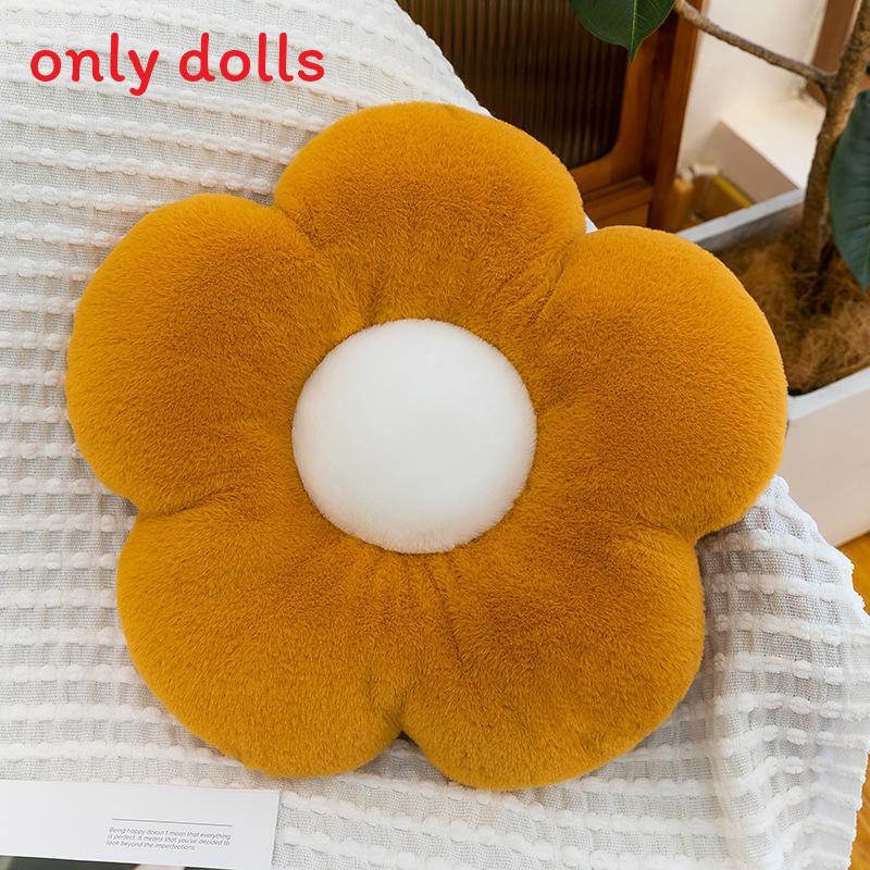 Plush Flower Cushion Toy With Pp Cotton For Home Decor And Comfort