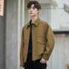Casual Jacket Jacket Men's Spring and Autumn High-end Sense Loose Short Lapel Men's Top