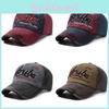 Embroidered Baseball Alphabet Cap Breathable Cotton Peaked Caps Gift Adjustable