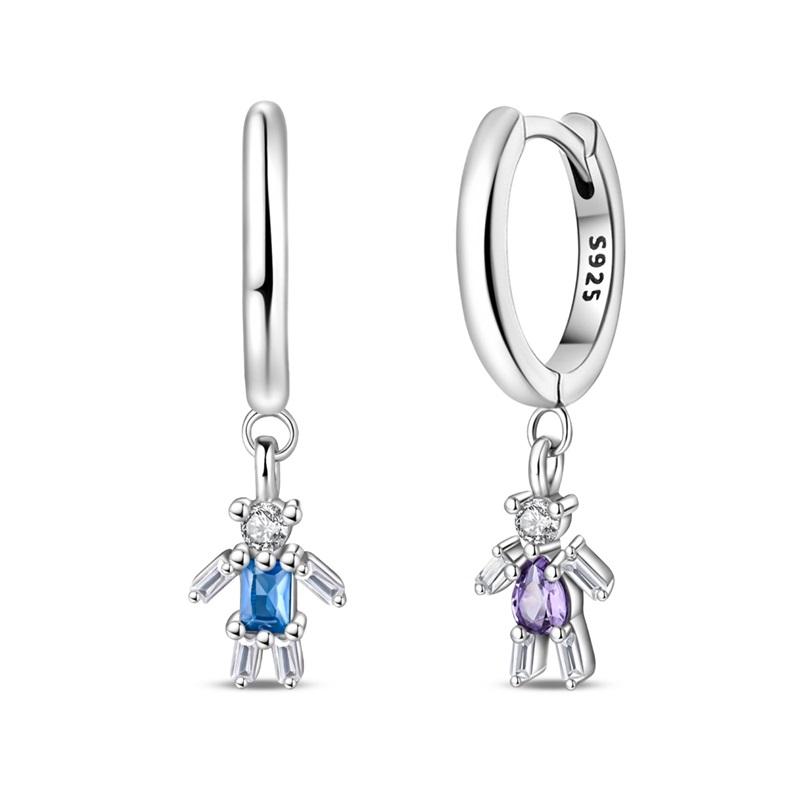100% 925 Silver Chameleon Dragonfly Butterfly Earrings Golden Koi Ladybug Earrings For Women Fashion S925 Party Jewelry
