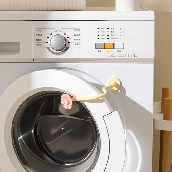 Frontlaster Dørstøtte Vaskemaskin Dørholder med Magnetisk Base Holder Døren Åpen Luktforebygging Avtakbar Tørketrommel Vaskemaskin Stopper