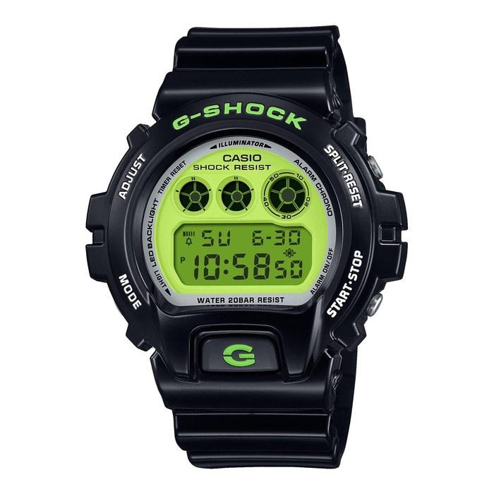 Casio G-Shock DW-6900RCS-1JF Men s Watch, Crazy Colors 2024, Black/Lime Green