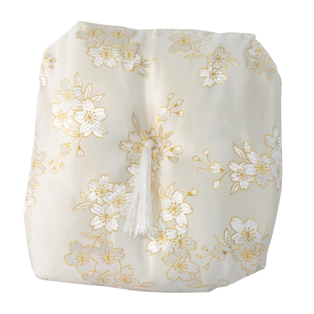 [Akazawa Asahi] Perna clopot altar budist cu model floare de cireș pentru uz casnic (bej) (dimensiunea 3)