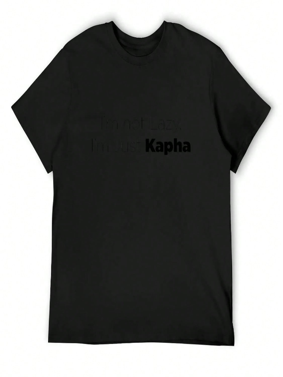 I m Not Lazy, I m Just Kapha T-Shirt Quick Drying Sweat Anime Tshirt unisex s T-Shirts S разноцветный