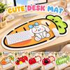 Cartoon Pattern Rubber Mouse Pad Large Size Computer Desk Protector New Keyboard Mice Mat  Home