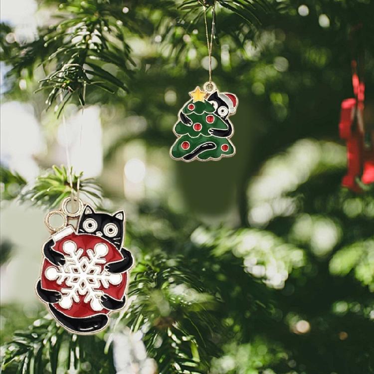 20pcs Cartoon Cats Charm for Seasonal Jewelry Making Necklace and Bracelet Pendant Stylish Handmade Keychain Accessories