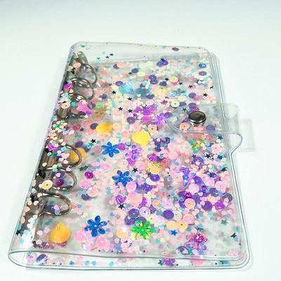 1Pc Colorful Transparent Plastic Clip File Folder A5/A6 Notebook Binder Planner Agenda Notepad Cover Case School Office Supplies