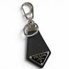 Very Good Key Ring Triangle Logo Triangle Plate Tie Shape Used