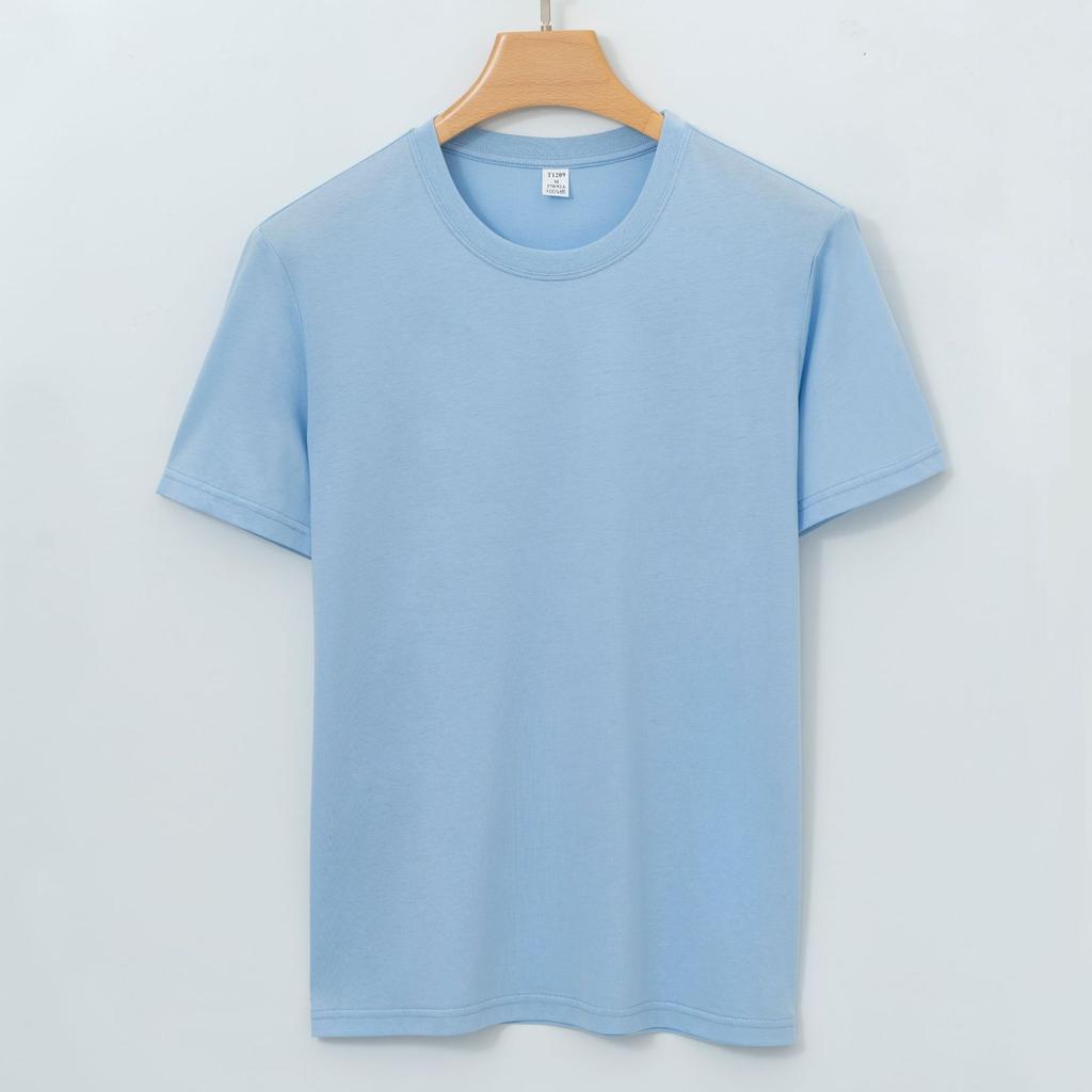 Pure Cotton Tričko z mercerované bavlny s vysokým provázkem Pánské dlouhé sametové Bavlna s kulatým výstřihem Bílé Malé T Tenké Cool Pure Cotton Tričko s krátkým rukávem Pánské