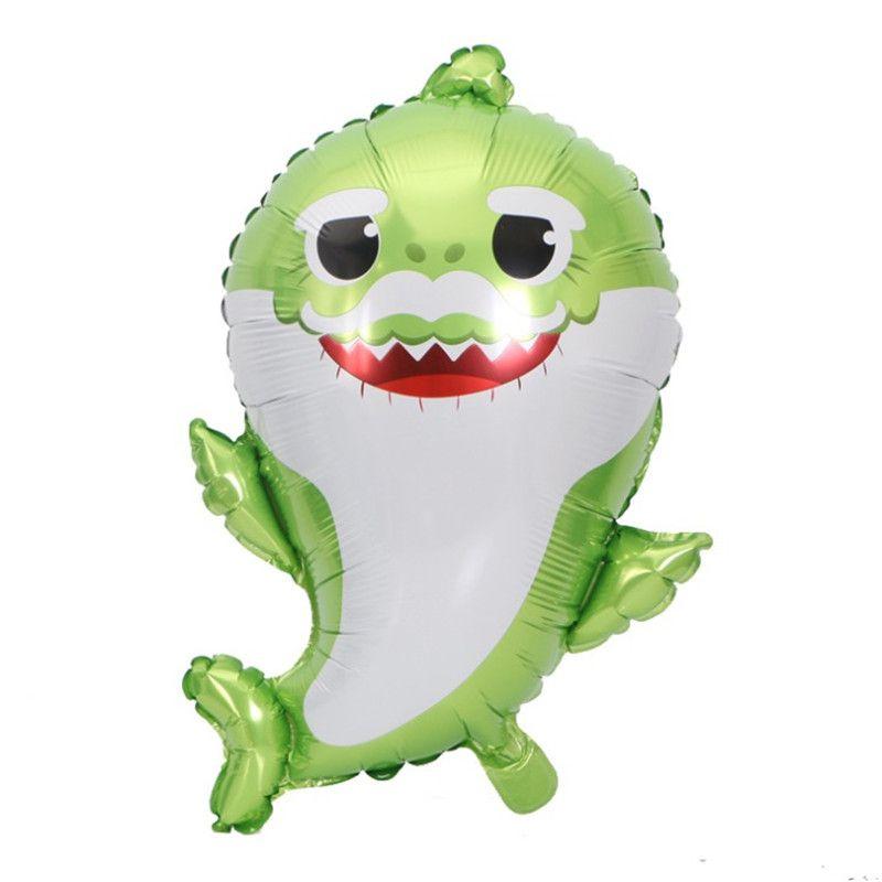Žraločí párty Dětské héliové balónky Fóliové balónky Žraločí rodina Potřeby pro tématickou párty