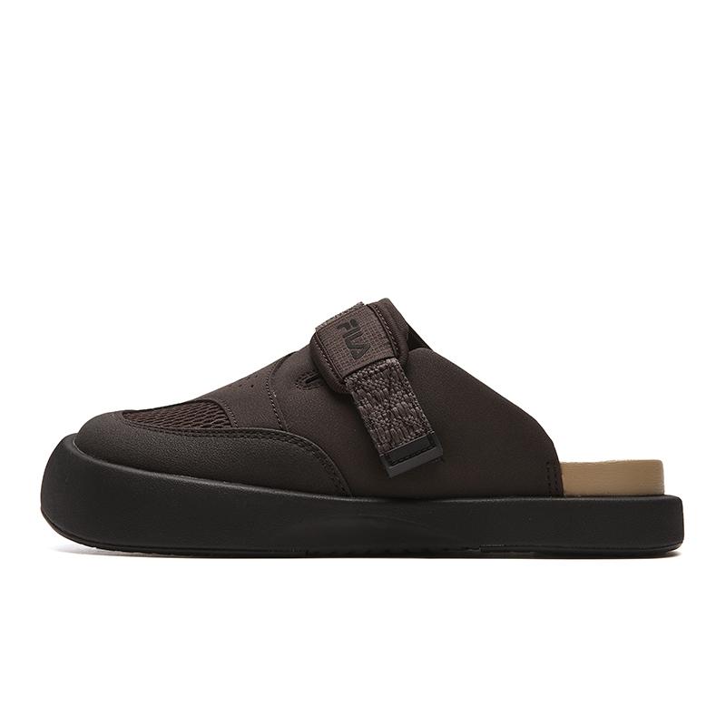 FILA SMILA Closed Toe Slippers Women s Murchy Brown/Black F12W621508FMB 40