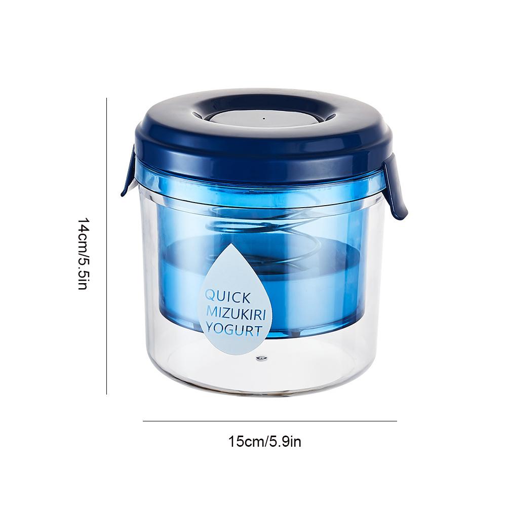 Yogurt Filter Homemade Greek Yogurt Maker with Lid Cheese Moisture Separator Stainless Steel Strainer Mesh Whey Separation Tool