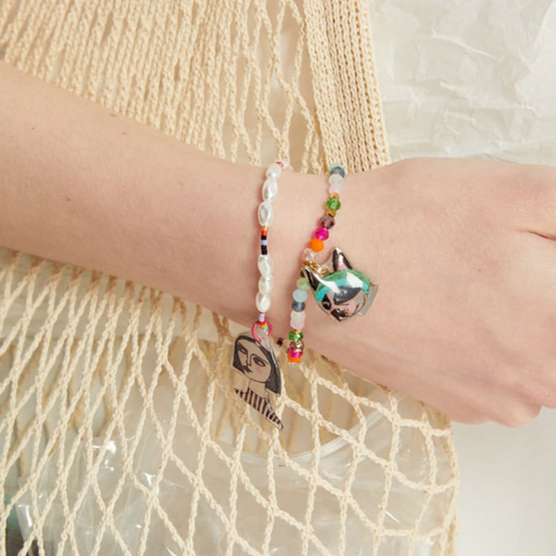 Iannmore Signature Pendant-Beaded Bracelet