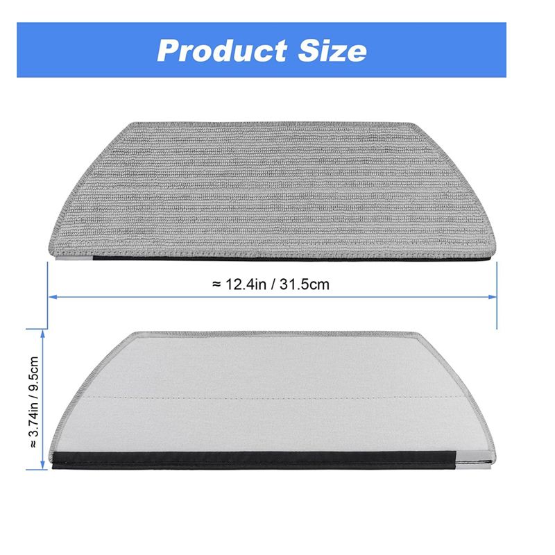 Good-Microfiber Pads Replacement Mop Pad For Shark AV2800ZE,RV2820YE,RV2820ZE Vacuum Cleaner Refill Accessories