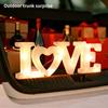LED Illuminated LOVE Letter Sign Shatterproof PVC Glowing LOVE Letter Decoration for Wedding Valentine's Day Anniversary