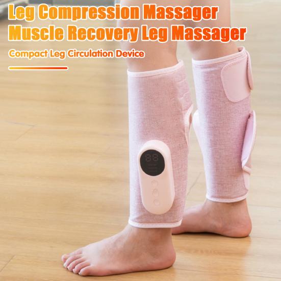 Rechargeable Cordless Calf Massager 3 Modes Adjustable Fast Recovery Pain Relief Portable Wireless Leg Massager