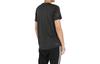 adidas T Shirts Men's Dark Gray Crew Neck Moderate Straight Fit CE0867