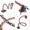 Braided Parrot Bird Training Accessories Perch Climbing Rope Chew Rope Bird Toy Cockatiel Cage Toy