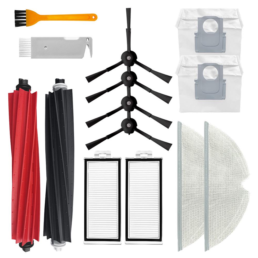 Roborock Q5 Pro Accessories: Main Brush, Filter, Side Brush, Mop for Q8 Max+ Stone Sweeping Robot.