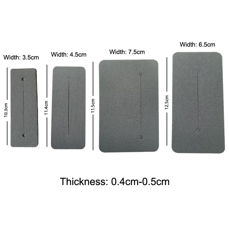 20Pcs Salon Hair Thermal Insulation Pad Salon Heat Insulation Pad for Digital Perm Foam S/M/L Sizes Thermal Protection Cushion