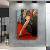 Donna sexy corpo ragazza nuda arte della parete calze di seta donna pittura a olio su tela sensuale poster e stampe decorazioni per la casa erotiche