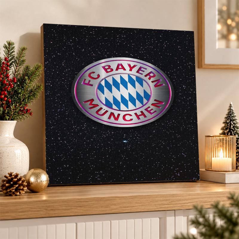 Sada pro diamantové malování Bayern Mnichov 5D plné vrtáky DIY diamantová mozaika Nástěnná malba Domácí dekorace