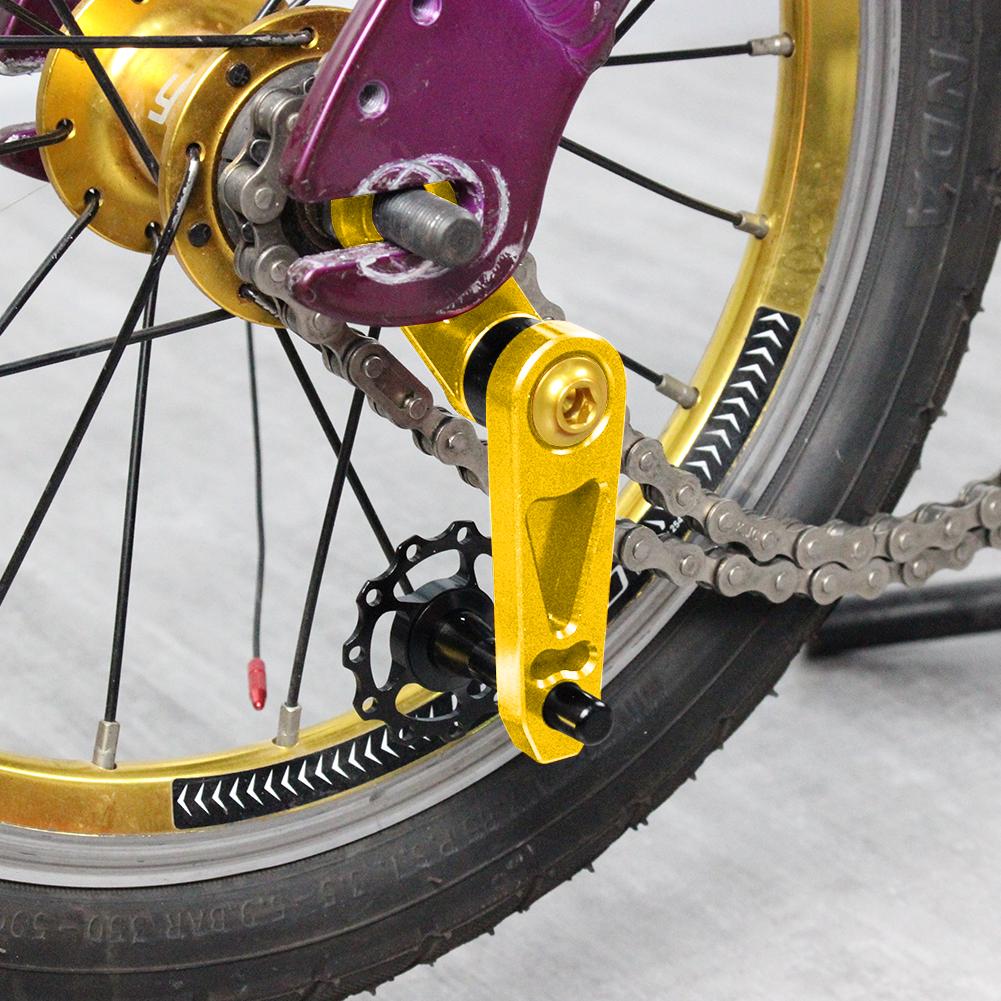 Einzele-Gang Fahrrad Kettenspanner Fahrrad Riemenscheibe Leitrolle Schaltwerk Kette Prüfer Fahrradzubehör