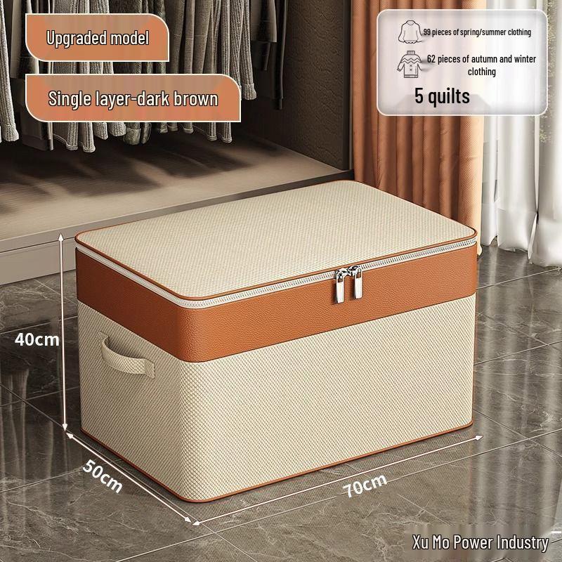 Foldable Waterproof Mold-Proof Large Wardrobe Storage Box for Dorms