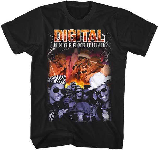 

DIGITAL UNDERGROUND Брендовая рубашка Bootleg Футболка унисекс