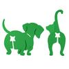 1 Pair Dog Cat Butt Sealing Clip Reusable Snack Bread Food Storage Bag Sealing Clamp Moisture-proof Freshness Keeping Bag Sealer Kitchen Gadgets