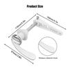 Flush Handle For Toilet Tank Flush Lever Accessory Kit Toilet Handle Lever Replacement With Chains For Repair Accessory For Home