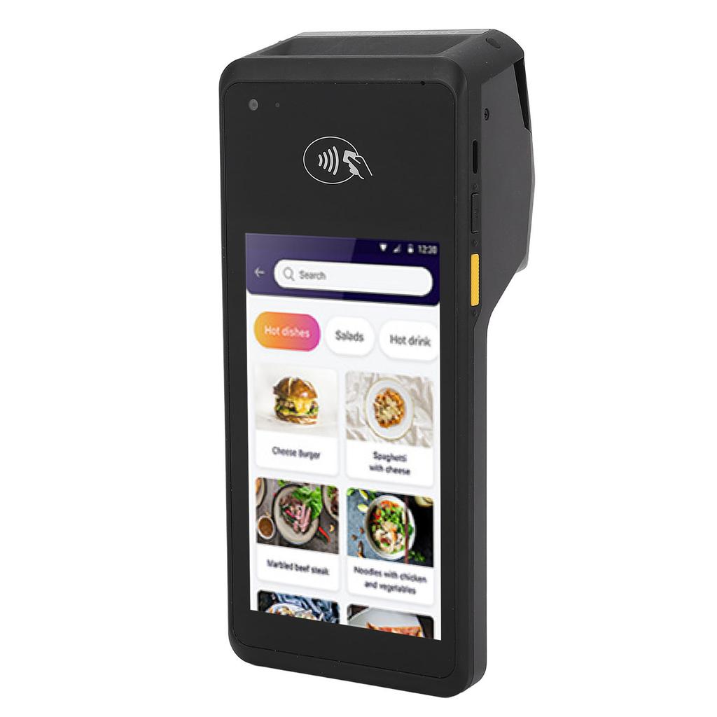 POS Receipt Printer 5in Screen Handheld 4G Wifi 1D 2D QR NFC Thermal Printer for Small Business