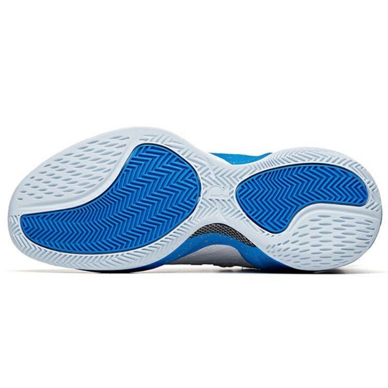 Anta RR6 Men's Low-top Basketball Shoes White Blue, Mesh Upper Non-slip Durable 912021101-3