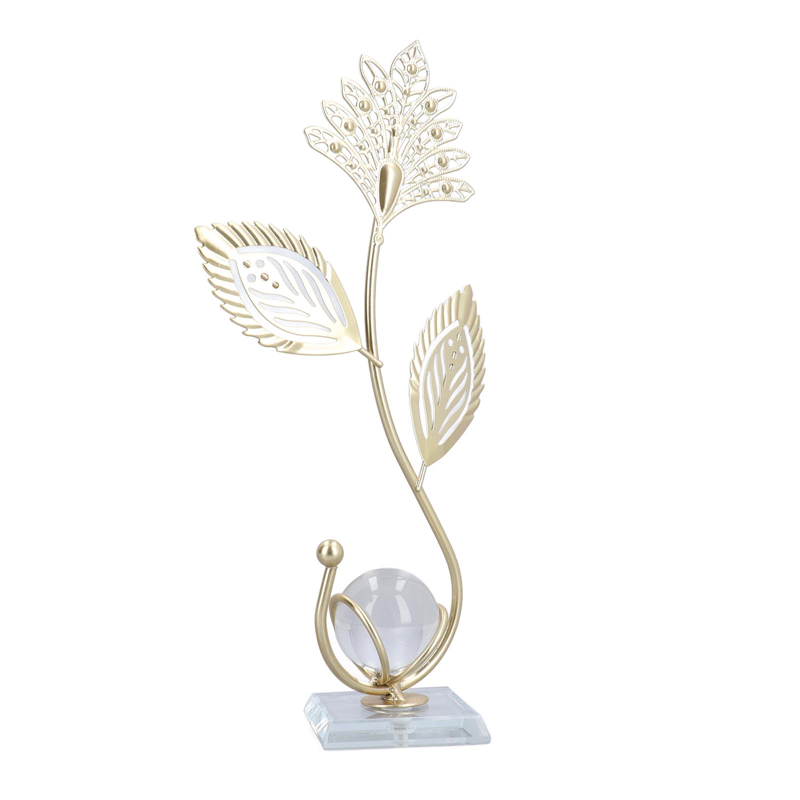 

Железный лист Хрустальный шар Декор Декоративный Изысканный металлический лист Хрустальный шар Орнамент Стильный Nordic De Type 2