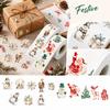 Christmas Stickers 500 Pcs, Snowman Holiday Sticker Roll for Gift Wrapping, Christmas Cards, Party Favors, DIY Crafts