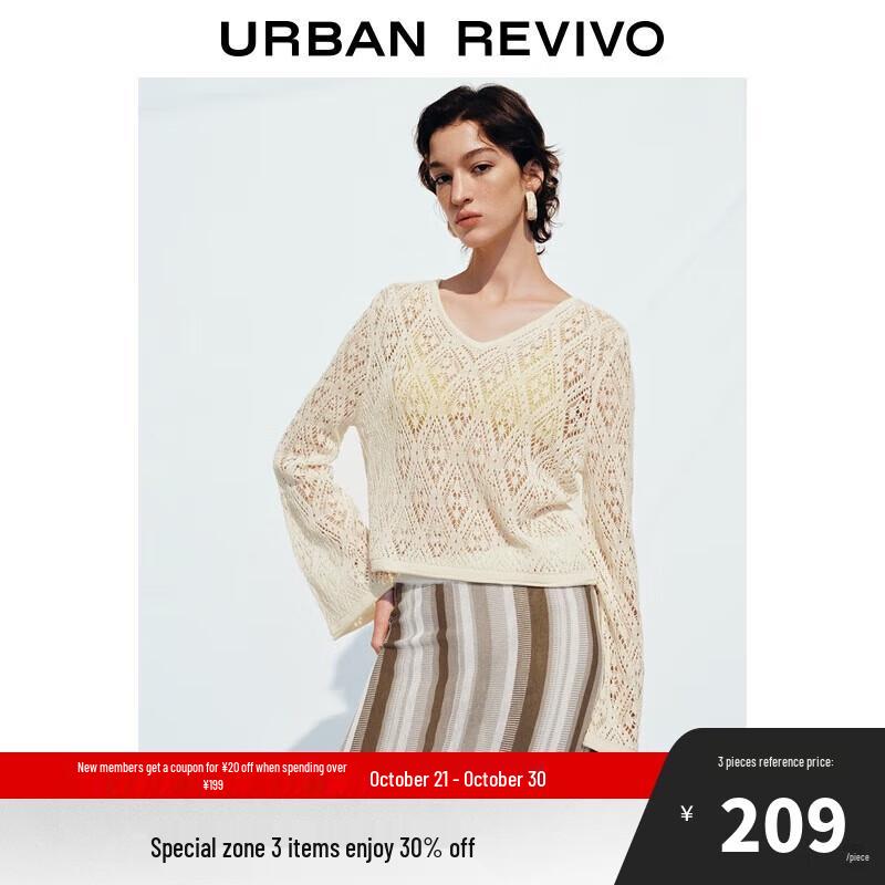 

Женский трикотажный свитер с V-образным вырезом, текстурированный, свободного кроя XS