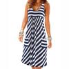 Fashion Striped Dress  Summer Dress  Loose Simple Sleeveless Dress Women's Clothing