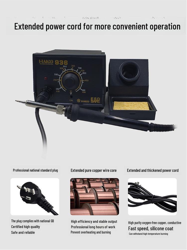 Adjustable Lead-Free 936 Desktop Soldering Station - Constant Temperature Control for Precise Welding