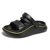 Summer open-toed breathable fashion stepping on shit slippers outdoor sports casual cool slippers large size couple beach shoes