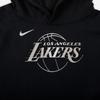 Nike X NBA Collaboration Casual Sports Suit Los Angeles Lakers Clib Fleece Hooded Knit Comfort Kids suit Black IF2423-010