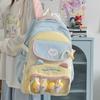 Schoolbag Contrasting Color Small Fresh Backpack Female Cute High Value Niche Light Travel Backpack Large Capacity Primary School Bag