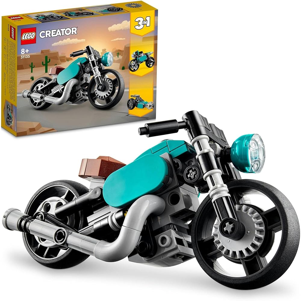 LEGO Creator Vintage Bike 31135 Building Blocks Toy for Kids Age 8 and Up Vehicle