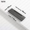 KAK Hidden Furniture Handle Gold Aluminum Alloy Flat Concealed Buckle Cabinet Pulls Flush Mounted Wardrobe Door Handle Hardware