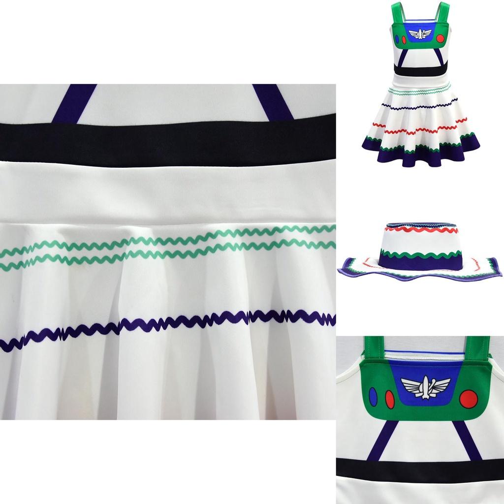 Adorable Toy Story 4 Buzz Lightyear Girl Dress For Halloween Party Or Playtime