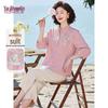 YUZHAOLIN Women's Embroidered T-Shirt and Casual Set
